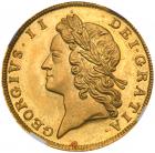 George II (1727-60), Proof gold Half-Guinea, 1728