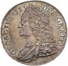 George II (1727-60), silver Crown, 1743