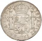 George III (1760-1820), oval countermark upon Spanish Eight Reales of King Charles IIII (1788-1808), 1792 FM - 2