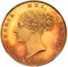 Victoria (1837-1901), Proof gold Half-Sovereign, 1853