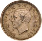 Edward VIII (Jan-Dec 1936), half-silver matte Proof Threepence, 1937