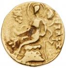 Ancient India, Gupta Empire, Chandragupta II, (380-414). gold Dinar, (7.74 g) VF - 2