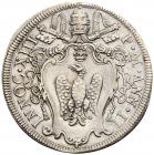 Italian States: Papal/Roman States. Innocent XIII (1721-1724), silver Mezzo Piastra, Anno II