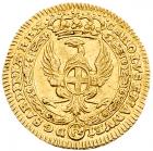 Italian States: Sardinia. Carlo Emanuele III (1730-73), gold ½-Zecchino, 1745, Turin mint