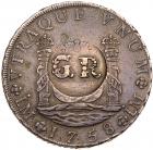 Jamaica, Authority of November 1758, silver Dollar (Six Shillings and Eightpence - 2