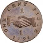 Sierra Leone Company, Proof Cent, 1791 - 2