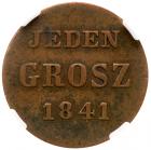 PATTERN One Groszy 1841 MW. Fine - 2