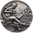 Medal. Silver. 63.7 mm. 133.61 gm. By A. Vasyutinsky. Centennial of the Council of Ministers, 1902. - 2