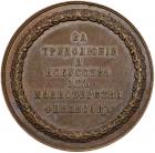 Prize Medal. Bronze. 50.7 mm. Unsigned, by A. Vasyutinsky and S. Pogonov. For Diligence and Art from the Ministry of Finance, - 2