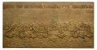 Plaque. Bronze. 98 x 51 mm. By P. Stadnitsky and S. Pogonov. 200th Anniversary of the Naval Battle of Gangut, 1914.