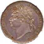 Great Britain. Crown, 1821 NGC MS62