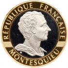 France. Piedfort Tri Metal 10 Francs, 1989 NGC PF69 UC