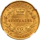 Australia. Sovereign, 1866 (Sydney) NGC MS62 - 2