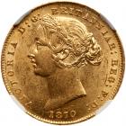 Australia. Sovereign, 1870 (Sydney) NGC MS62