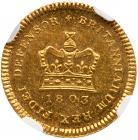 Great Britain. Third Guinea, 1803 NGC MS63 - 2