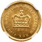 Great Britain. Third Guinea, 1804 NGC MS63 - 2