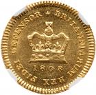 Great Britain. Third Guinea, 1808 NGC MS63 - 2