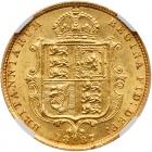 Great Britain. Half Sovereign, 1887 NGC MS64 - 2