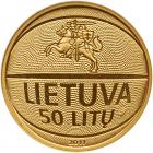 Lithuania. 50 Litu, 2011 Gem Proof