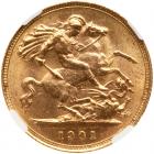 Great Britain. Half Sovereign, 1901 NGC MS64 - 2