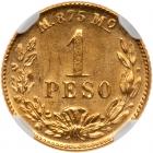 Mexico. 1 Peso, 1899-Mo M NGC MS64 - 2