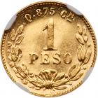 Mexico. 1 Peso, 1901-Cn Q NGC MS64 PL - 2