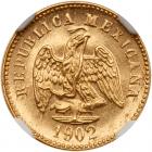 Mexico. 1 Peso, 1902-Mo M NGC MS64