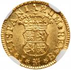 Spain. 1/2 Escudo, 1749-JB (Madrid) NGC MS62 - 2