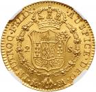 Spain. 2 Escudos, 1804-FA (Madrid) NGC MS62 - 2