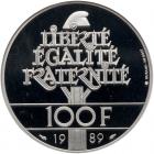 France. Palladium 100 Francs, 1989 NGC PF69 UC - 2