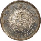 Japan. Yen, Meiji 15 (1882) NGC MS61