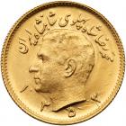 Iran. 1/2 Pahlavi, SH1353 (1974) Brilliant Unc