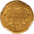 Australia. Sovereign, 1866 (Sydney) NGC AU58 - 2