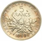 France. Essai Piedfort 5 Francs, 1959 PCGS Specimen 62 - 2