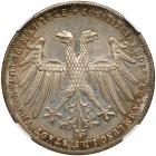 German States: Frankfurt am Main. 2 Gulden, 1848 NGC Unc