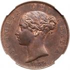 Great Britain. Halfpenny, 1838 NGC MS64 RB