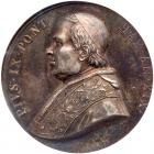 Italian States: Papal/Roman States. Medal, 1864 PCGS Specimen 62