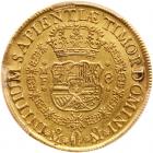 Mexico. 8 Escudos, 1744-Mo MF PCGS About Unc - 2