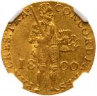 Netherlands: Utrecht. Ducat, 1800 NGC AU50