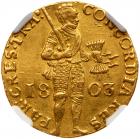 Netherlands: Utrecht. Ducat, 1803 NGC AU55