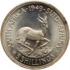 South Africa. Prooflike 5 Shillings, 1948 PCGS MS67 PL - 2