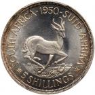 South Africa. Prooflike 5 Shillings, 1950 PCGS MS66 PL - 2