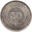 Straits Settlements. 50 Cents, 1896 PCGS AU58 - 2