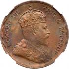 Straits Settlements. Cent, 1908 NGC MS62 BR