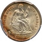 1883 Liberty Seated 10C PCGS MS65