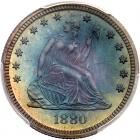 1880 Liberty Seated 25C PCGS Proof 67