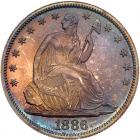 1886 Liberty Seated 50C PCGS Proof 65