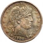 1908-D Barber 50C PCGS MS65