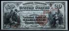 1882, $20 National Bank Note. Citizens NB of Louisville, KY