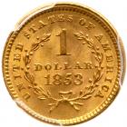 1853 $1 Gold Liberty PCGS MS64 - 2